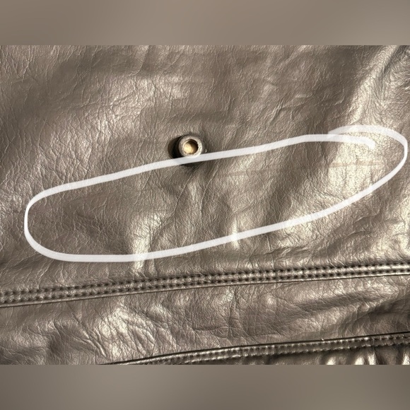 Concourse Leather Duffel Travel Bag Approximately 21x11x10 Removable Strap - Picture 15 of 16